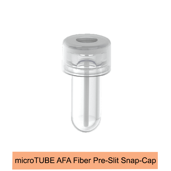 microTUBE AFA Fiber Pre-Slit Snap-Cap